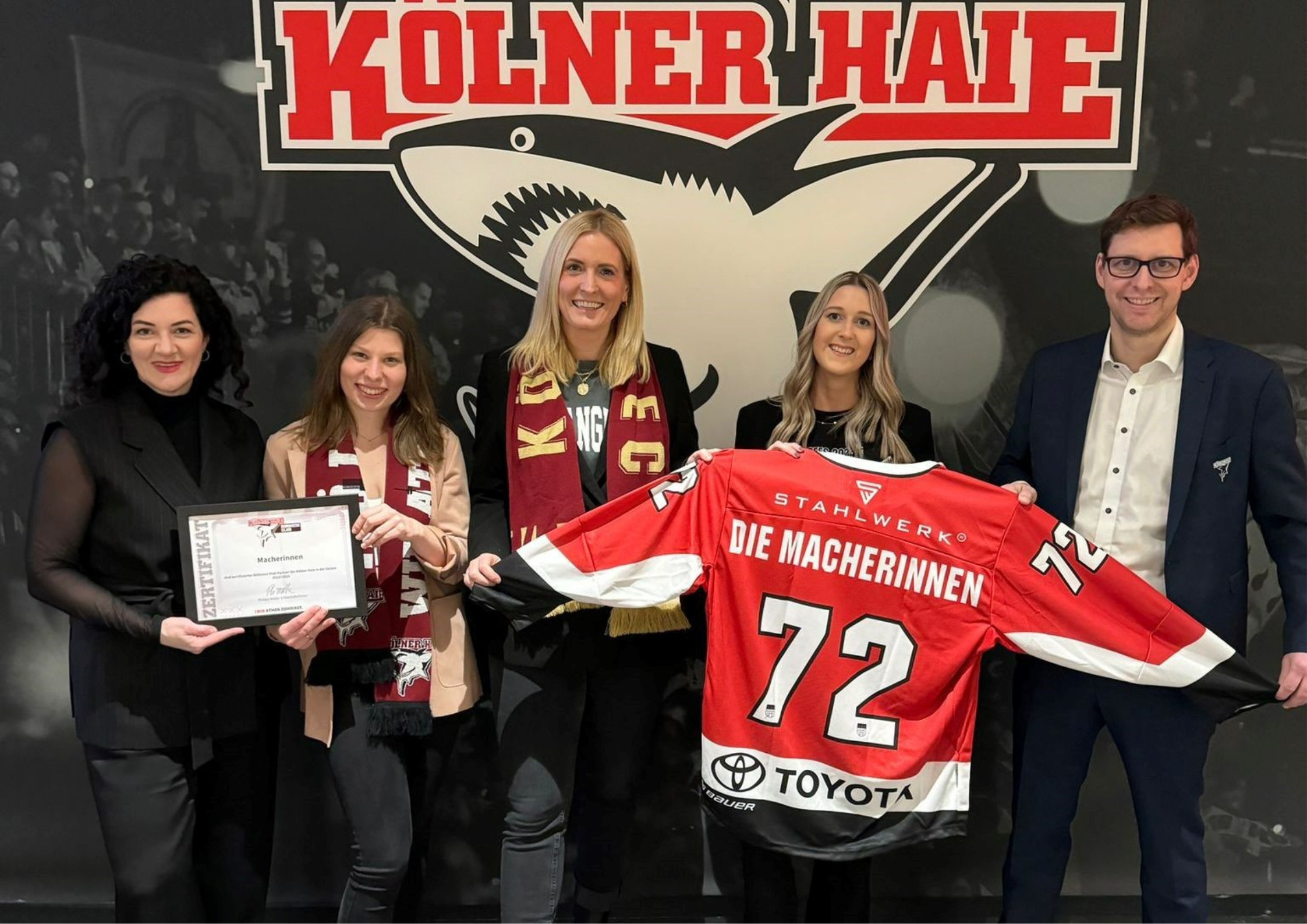 Macherinnen x Kölner Haie – Fünf Jahre Partnerschaft